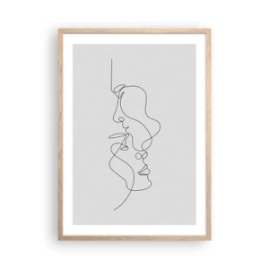 Plakat w ramie jasny dąb - Żar rzewnych żądz - 50x70 cm