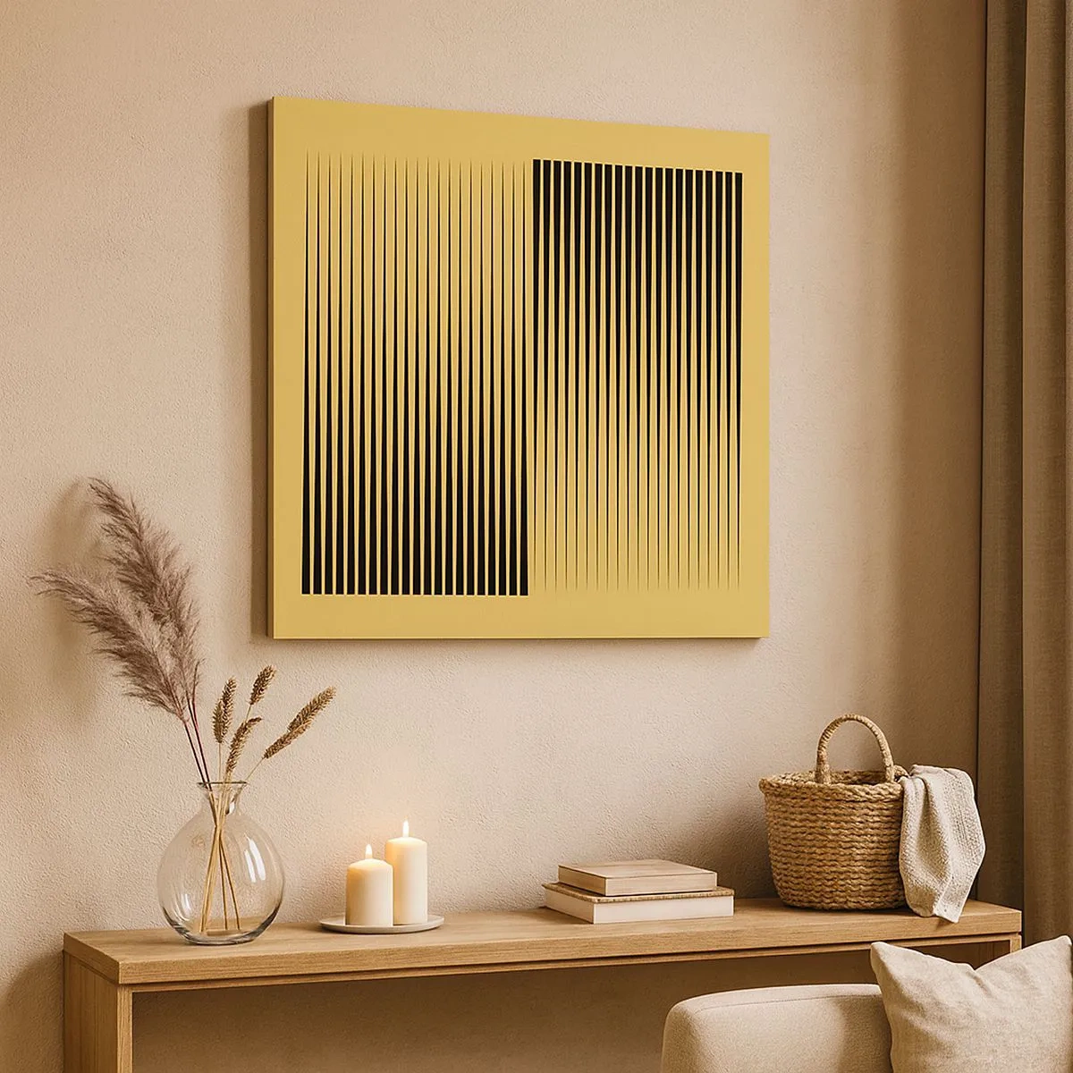 Obraz na płótnie - Kwadratura przeciwieństw - 30x30 cm