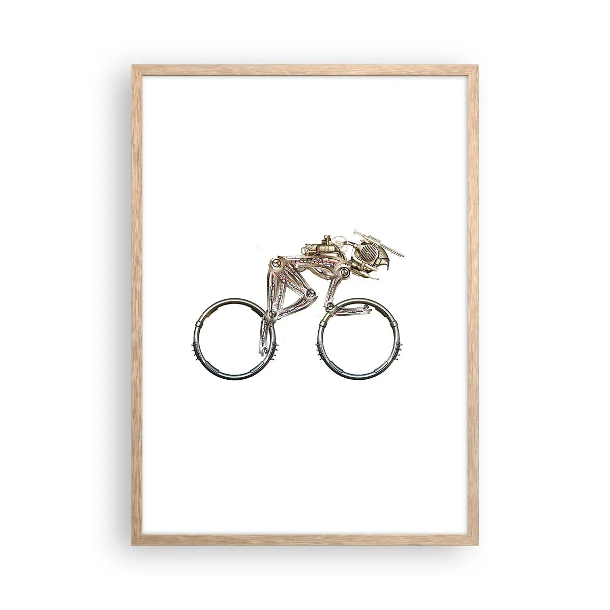 Plakat w ramie jasny dąb - Wspaniała maszyna - 50x70 cm