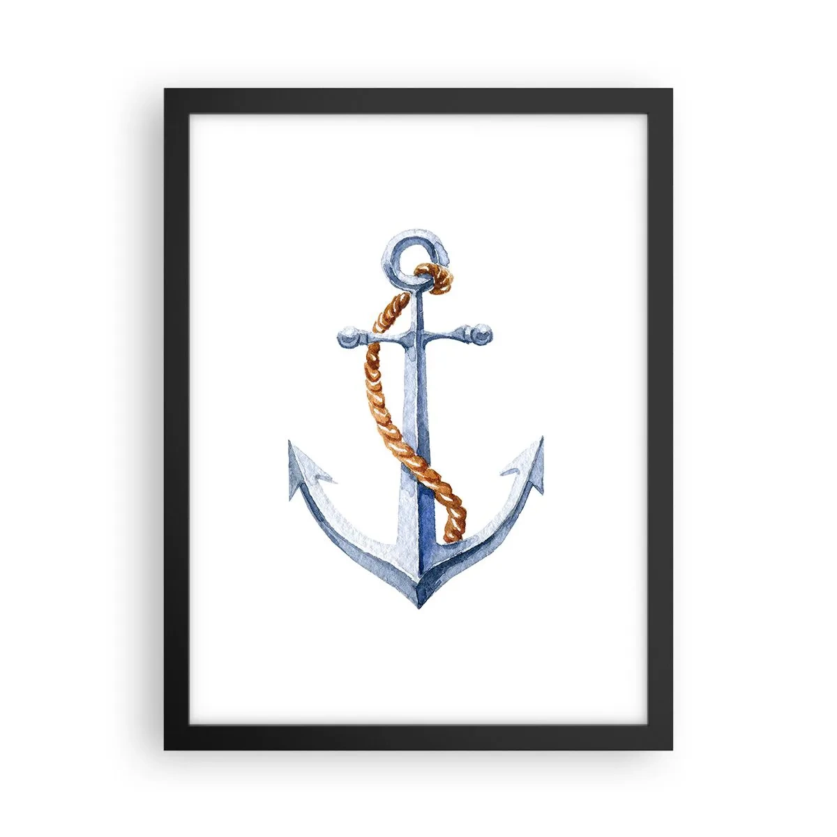 Plakat w czarnej ramie - Ahoj przygodo! - 30x40 cm