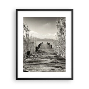 Plakat w czarnej ramie - W zaciszu traw - 40x50 cm