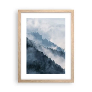 Plakat w ramie jasny dąb - Mistyka gór - 30x40 cm