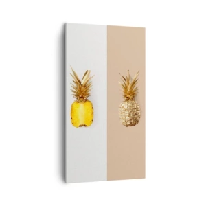 Obraz na płótnie - Ananas dla nas - 45x80 cm