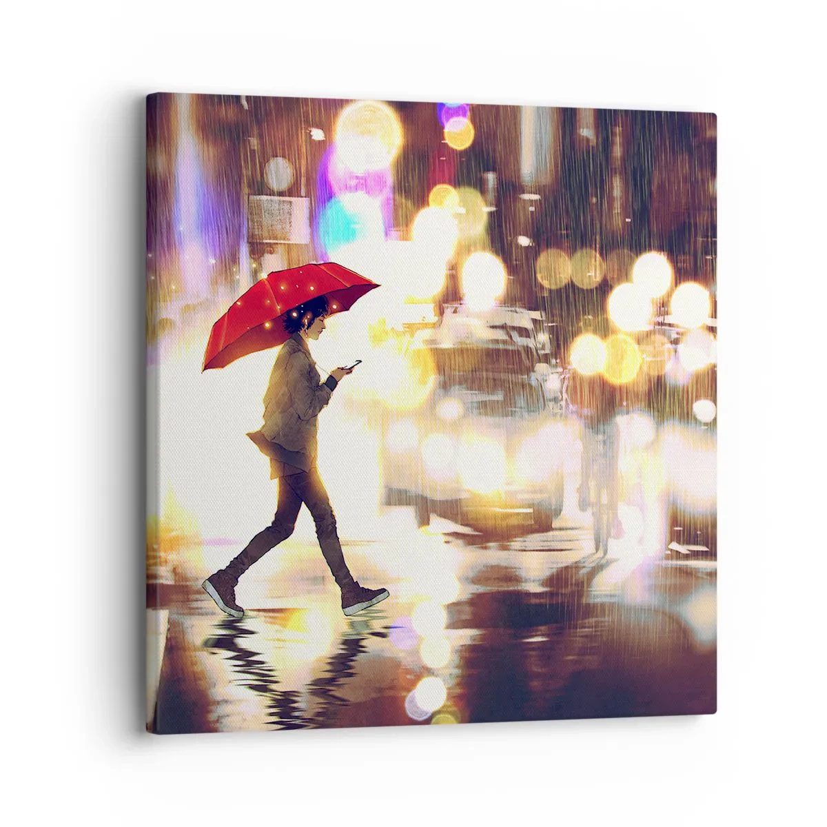 Obraz na płótnie - A jednak słoneczna - 30x30 cm