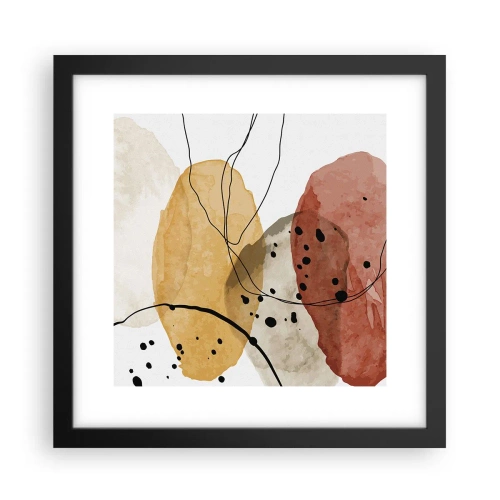 Plakat w czarnej ramie - Jak powietrze lekkie, przejrzyste - 30x30 cm