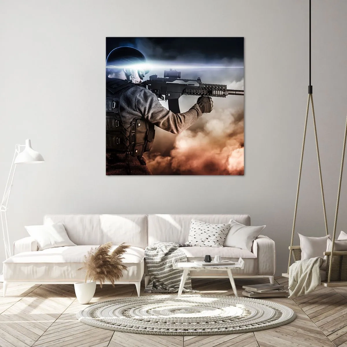 Obraz na płótnie - Po prostu bohater - 40x40 cm