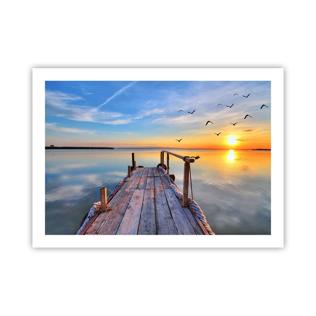 Plakat - Iść przed siebie ku słońcu - 70x50 cm