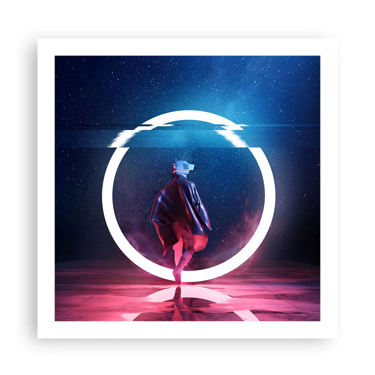 Plakat - Między światami - 60x60 cm