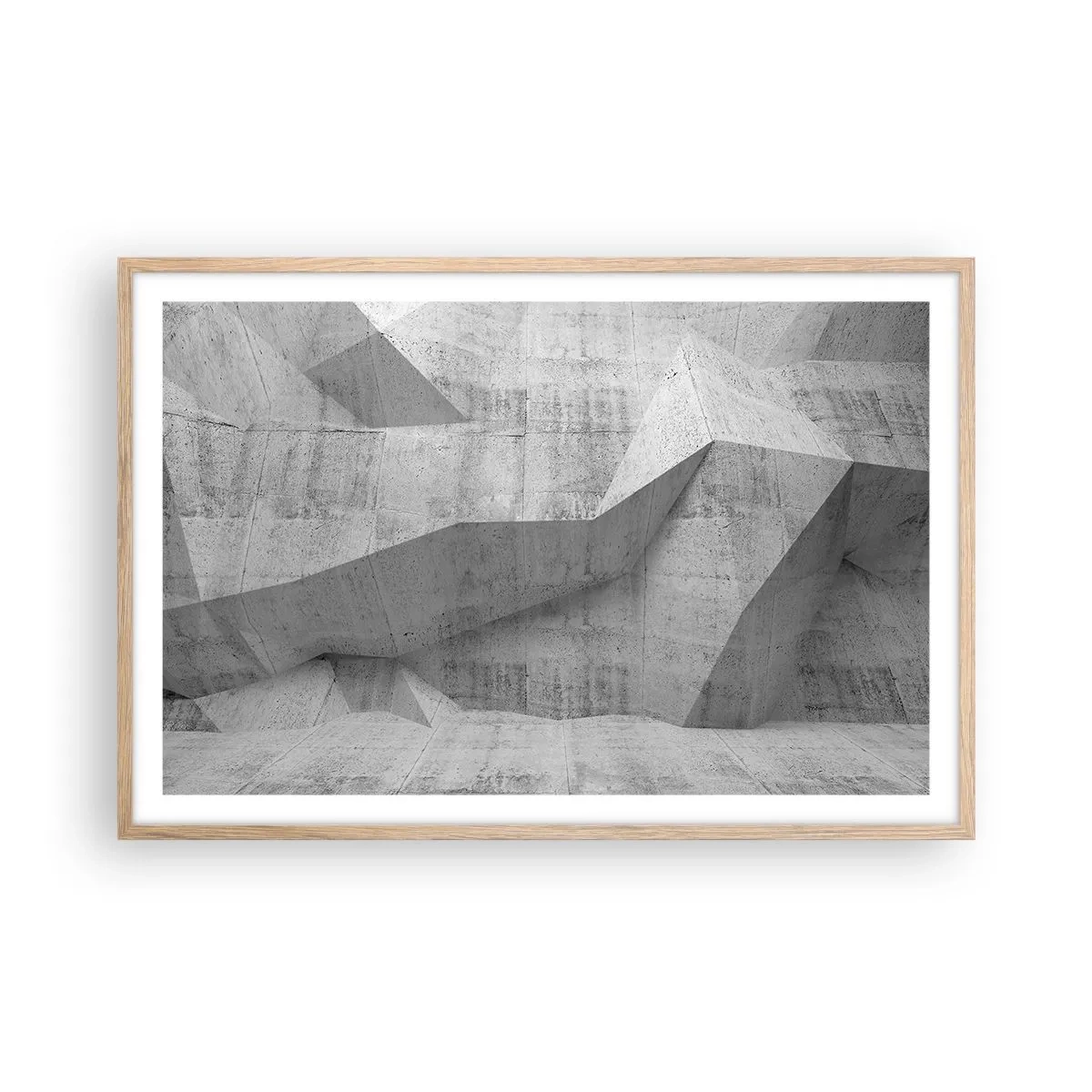 Plakat w ramie jasny dąb - Prawdziwe wyzwanie - 91x61 cm