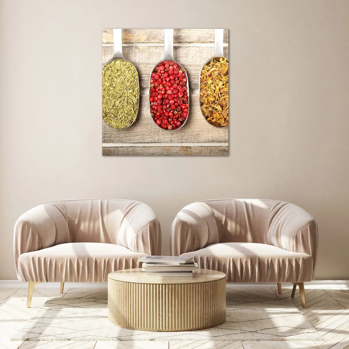 Obraz na szkle - Kuchenna magia - 40x40 cm