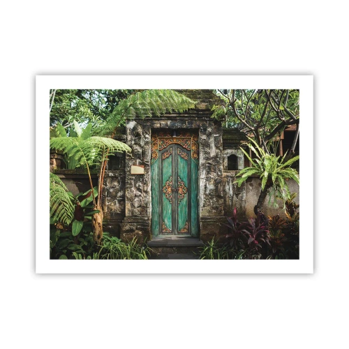 Plakat - Drzwi do egzotycznego świata - 70x50 cm