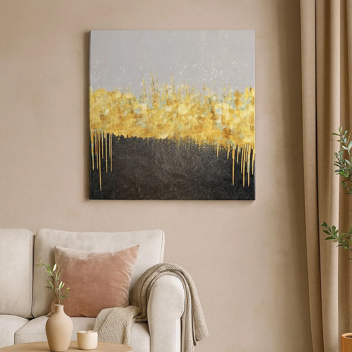 Obraz na płótnie - W głąb i ku górze - 30x30 cm