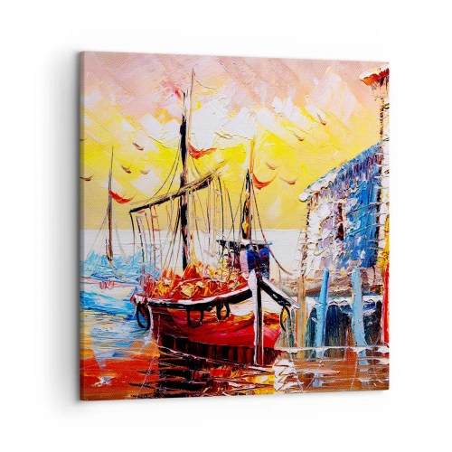 Obraz na płótnie - Szczęśliwy powrót - 50x50 cm