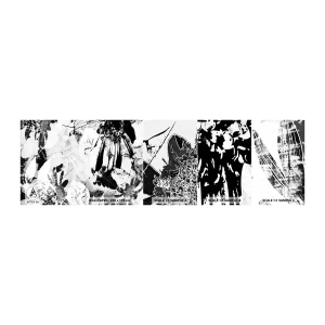 Fototapeta Próbka Samoprzylepna Deluxe Sticker - Jesień w negatywie - Abstrakcja, Kwiaty, Grafika - 100x30 cm