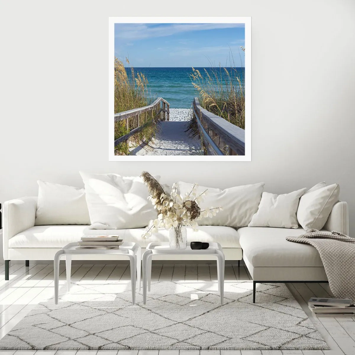 Plakat - W słońcu, na wietrze - 60x60 cm