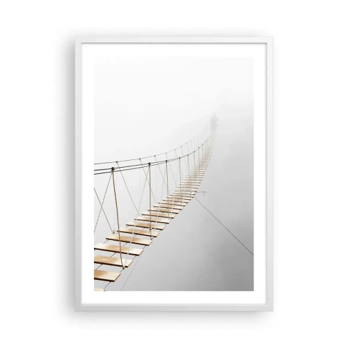 Plakat w białej ramie - Dokąd cię zaprowadzi? - 50x70 cm