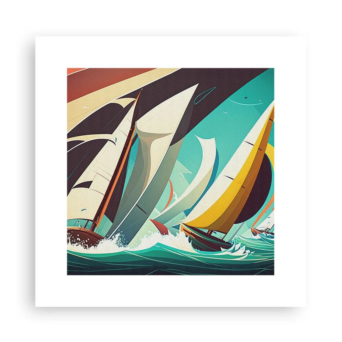 Plakat - Z żywiołami za pan brat - 30x30 cm