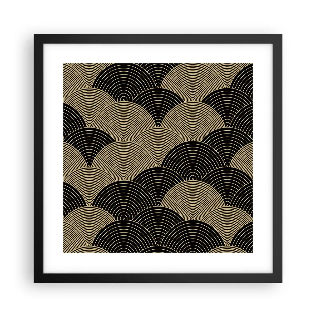 Plakat w czarnej ramie - Jedność w wielości - 40x40 cm