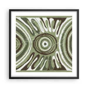 Plakat w czarnej ramie - Eksplozja emocji - 50x50 cm