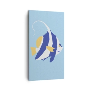 Obraz na płótnie - Miss tropikalnych wód - 45x80 cm