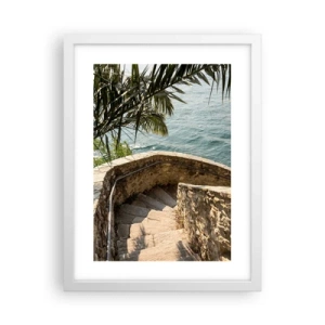 Plakat w białej ramie - Pod słońcem Italii - 30x40 cm