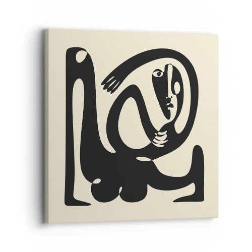 Obraz na płótnie - Prawie Picasso - 30x30 cm
