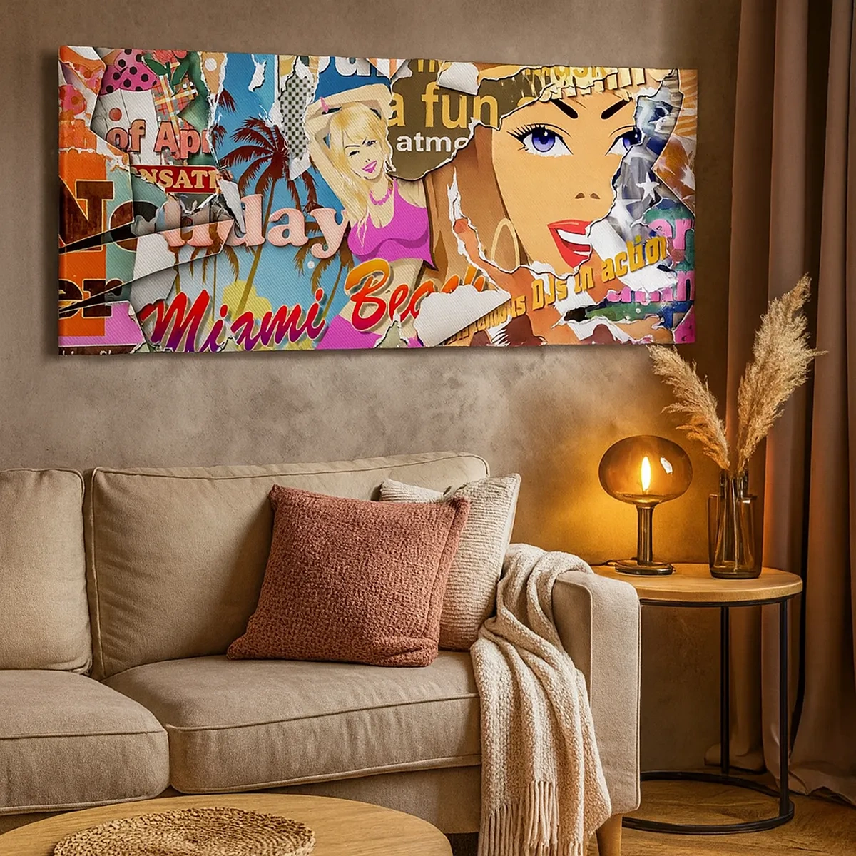 Obraz na płótnie - Wakacyjne retrospekcje - 30x30 cm