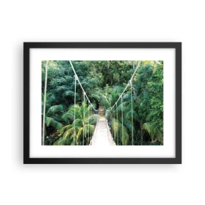 Plakat w czarnej ramie - Welcome to the jungle! - 40x30 cm
