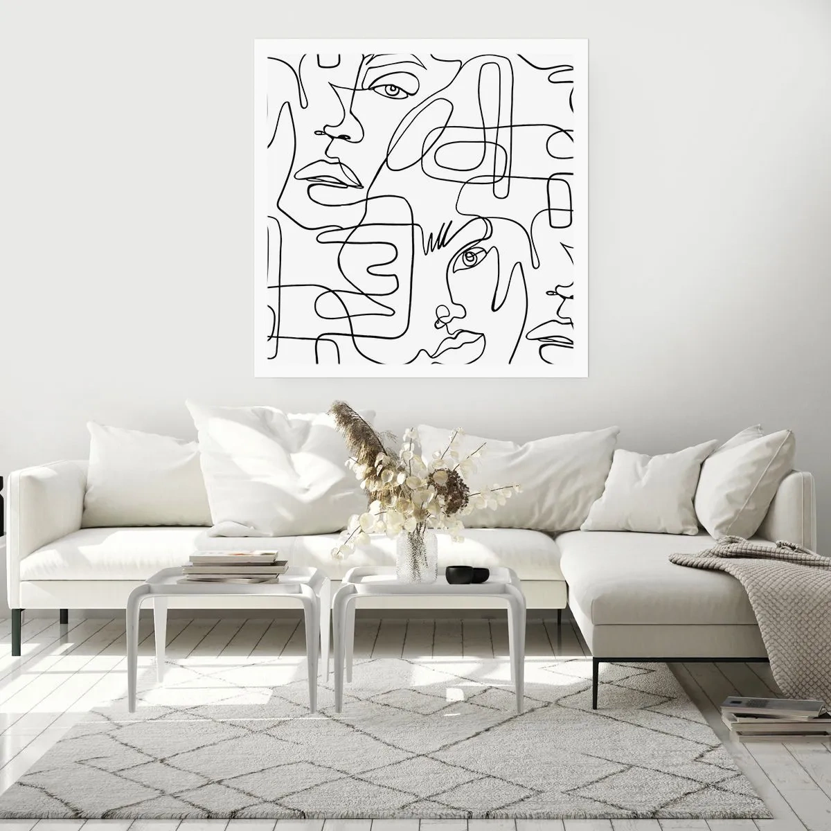 Plakat - W splątanych emocjach - 60x60 cm