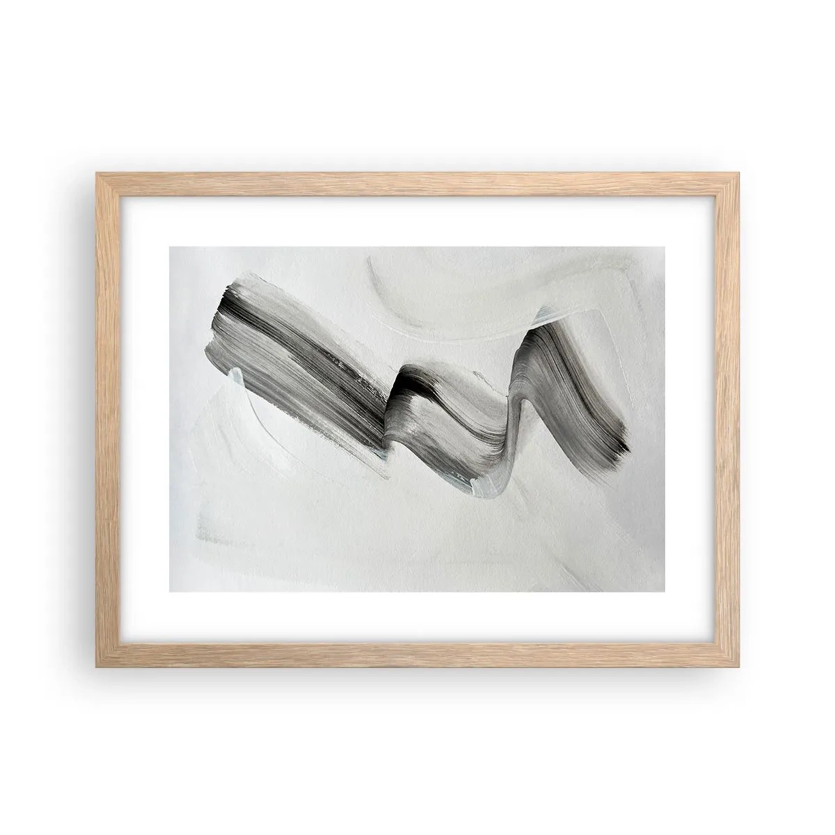 Plakat w ramie jasny dąb - Od niechcenia dla zabawy - 40x30 cm