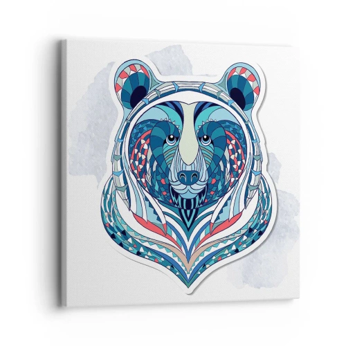 Obraz na płótnie - Eviva Grenlandia! - 30x30 cm