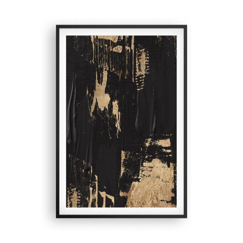 Plakat w czarnej ramie - Ślad dotyku - 61x91 cm