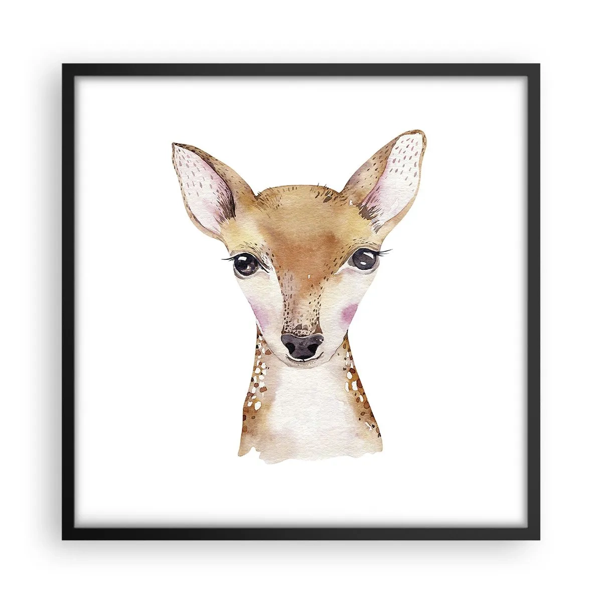 Plakat w czarnej ramie - Natura niewinności - 50x50 cm