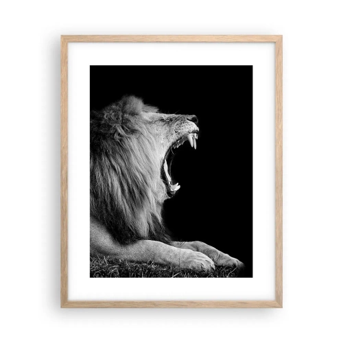 Plakat w ramie jasny dąb - Bez żadnych wątpliwości - 40x50 cm