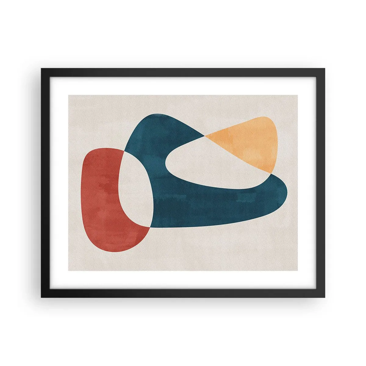 Plakat w czarnej ramie - Wpływy i metamorfozy - 50x40 cm