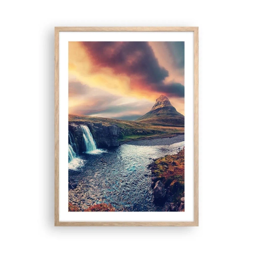 Plakat w ramie jasny dąb - W majestacie przyrody - 50x70 cm