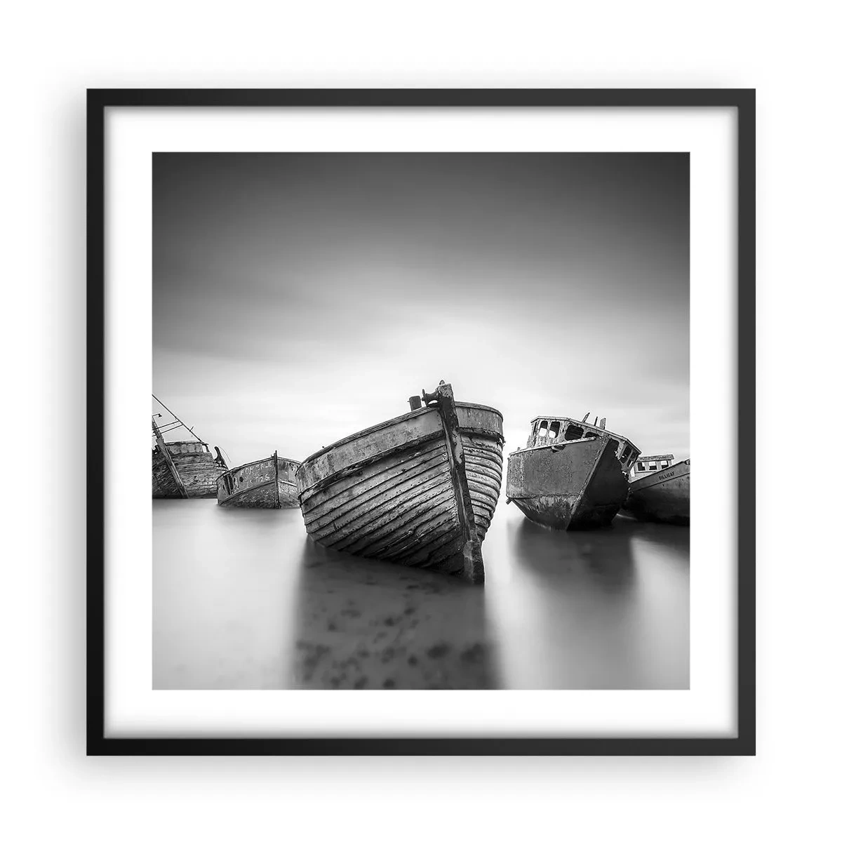 Plakat w czarnej ramie - Już tylko wspomnienia… - 50x50 cm