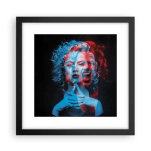 Plakat w czarnej ramie - Alter ego - 30x30 cm
