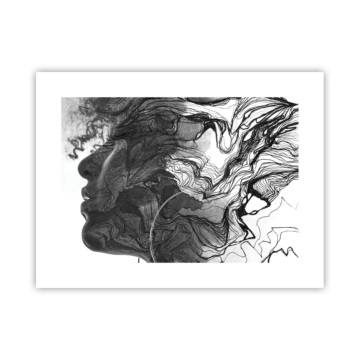 Plakat - Zaplątana w marzeniach - 40x30 cm