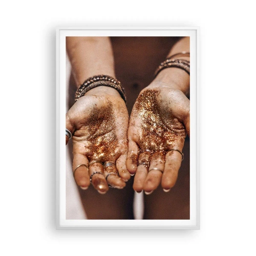 Plakat w białej ramie - Dar dla ciebie - 70x100 cm