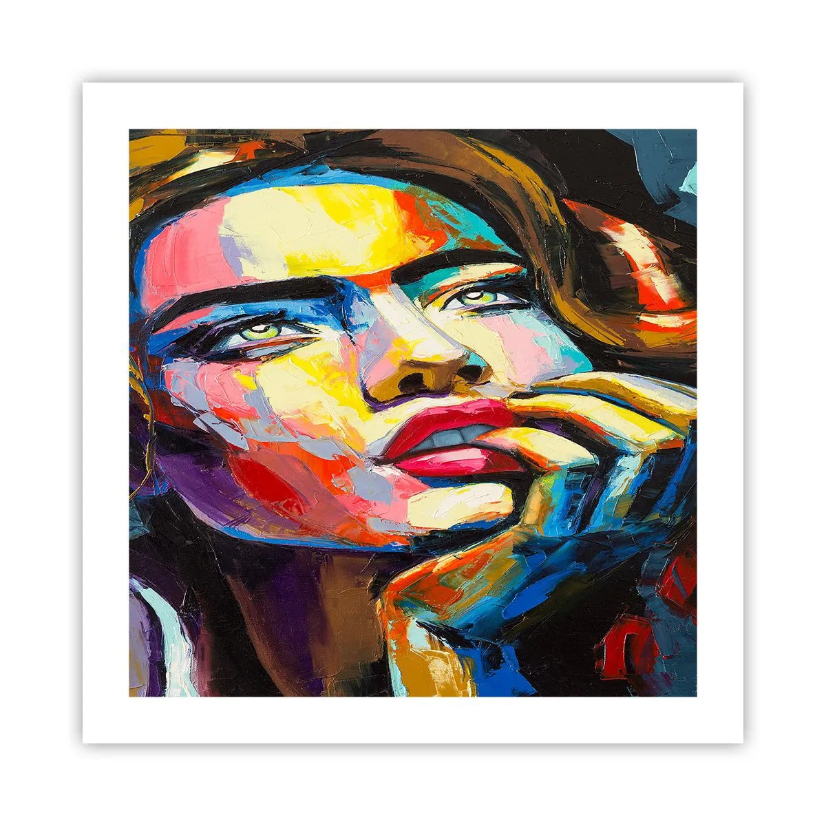 Plakat - Marzenia jak ptaki szybują po niebie - 50x50 cm