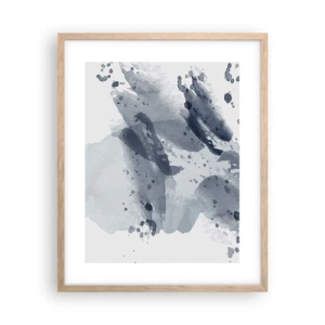 Plakat w ramie jasny dąb - Studium natury wody - 40x50 cm