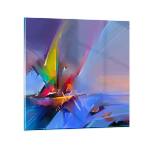 Obraz na szkle - Śmigła jak ptak - 30x30 cm