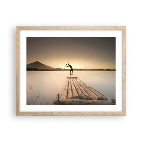 Plakat w ramie jasny dąb - Przed spoczynkiem - 50x40 cm