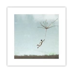 Plakat - Latawce, dmuchawce, wiatr - 30x30 cm