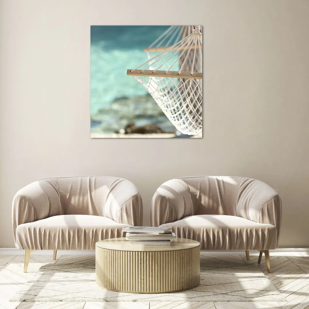 Obraz na szkle - Czas relaksu - 30x30 cm