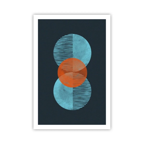 Plakat - Kompozycja symetryczna - 61x91 cm