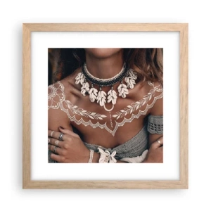 Plakat w ramie jasny dąb - Talizmany, rytuały kobiecości - 30x30 cm