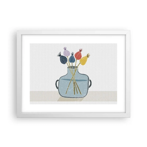 Plakat w białej ramie - Jak makiem zasiał - 40x30 cm