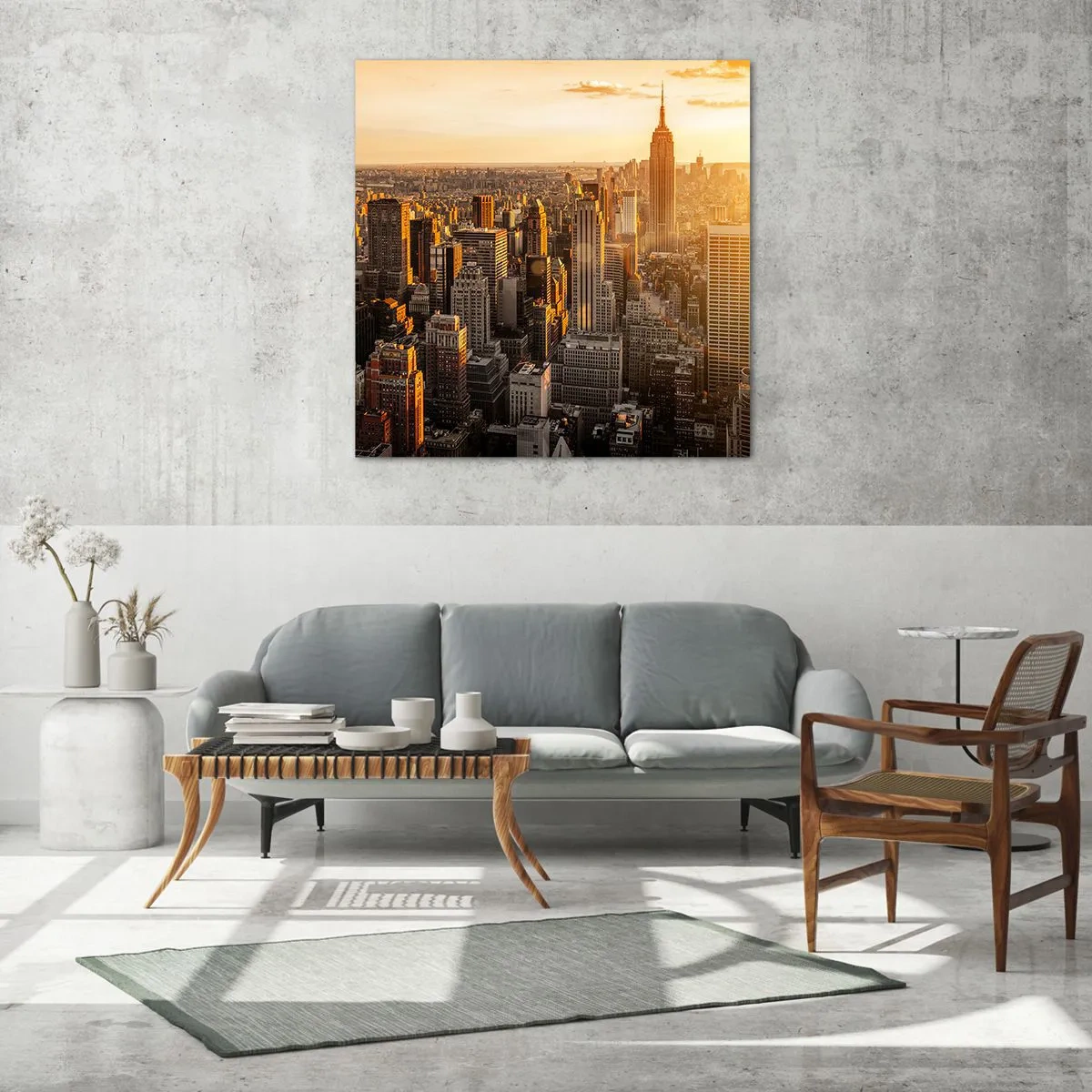 Obraz na szkle - Rosnąc w słońcu - 40x40 cm